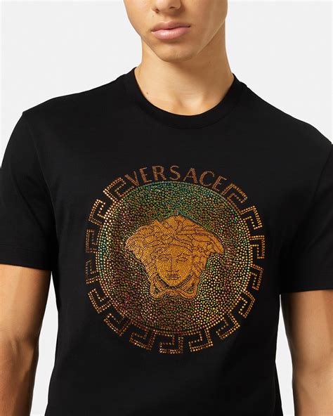 versace t shirt medusa herren|Versace t shirt medusa head.